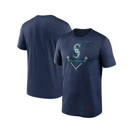 ナイキ レディース Tシャツ トップス Men's Navy Seattle Mariners Icon Legend Performance T-shirt Navy