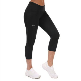 【送料無料】 アンダーアーマー レディース カジュアルパンツ ボトムス UA Fly Fast 2.0 HeatGear Crop Leggings Black