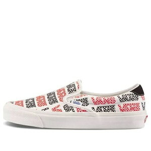 Vans �o���Y �����Y �X�j�[�J�[ �yVans Slip-On 59 LX 'Racing Red Logo Checkerboard' VN0A4BVDVZC�z �T�C�Y US_8(26.0cm)