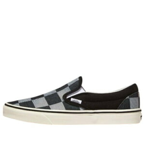 Vans �o���Y �����Y �X�j�[�J�[ �yVans Classic Slip-On 'Black Grey' VN000D5PBMA�z �T�C�Y US_8.5(26.5cm)