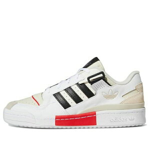 adidas �A�f�B�_�X �����Y �X�j�[�J�[ �t�H�[���� �yadidas Forum Exhibit Low 'White Vivid Red' GZ0937�z �T�C�Y US_9.5(27.5cm)