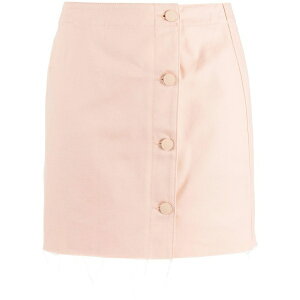 ���t�E�V�����Y ���f�B�[�X �X�J�[�g �{�g���X Frayed cotton miniskirt Pink