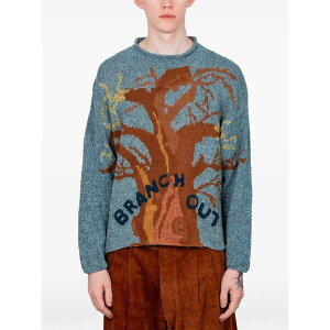 �X�g�[���[�G���G�t�W�[ �����Y �j�b�g&�Z�[�^�[ �A�E�^�[ Twinsun sweater Blue