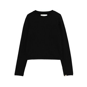 �G�N�X�g���[���J�V�~�A �����Y �j�b�g&�Z�[�^�[ �A�E�^�[ N�451 lisa sweater Black