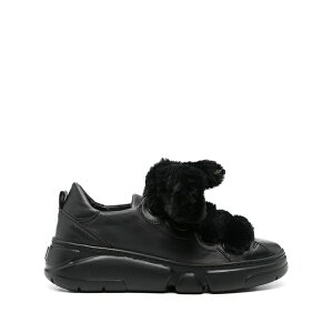 �G�[�W�[�G�� ���f�B�[�X �X�j�[�J�[ �V���[�Y Fur-laces sneakers Black