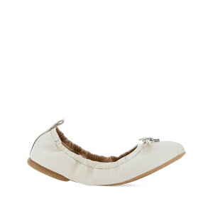 �z�[�K�� ���f�B�[�X �T���_�� �V���[�Y Leather ballerina shoes White