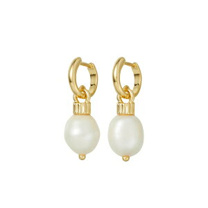 ���N�T���k�E�A�X���� ���f�B�[�X �s�A�X���C�������O �A�N�Z�T���[ Pearl hoop earrings Gold