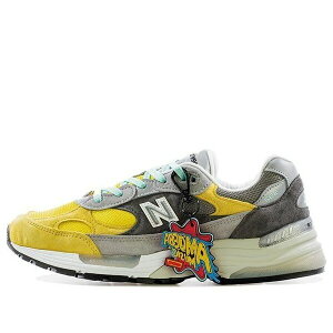 New Balance �j���[�o�����X �����Y �X�j�[�J�[ �yNew Balance Amoeba Music x Nice Kicks x 992 Made in USA 'Peace Through Music - Grey' M992NK1�z �T�C�Y US_10.5(28.5cm)