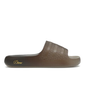 adidas AfB_X fB[X Xj[J[ yadidas Ayoon Slides Dime Simple Brownz TCY US_8(25cm) Simple Brown/Brown/Gold Metallic