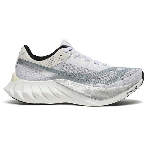 Saucony サッカニー レディース スニーカー 【Saucony Endorphin Pro 4 White Silver】 サイズ US_11(28cm) White/Silver
