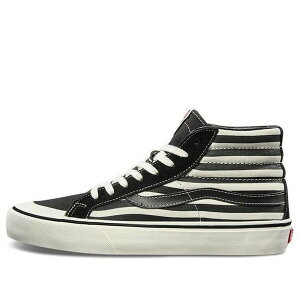 Vans �o���Y �����Y �X�j�[�J�[ �yVans SK8-Hi Stripe High Top Shoes/Sneakers Unisex Black White VN0A3ZCEUZS�z �T�C�Y US_M_4.5