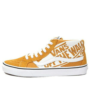 Vans �o���Y �����Y �X�j�[�J�[ �yVans SK8-Mid Reissue LOGO 'Yellow White' VN0A391FTY7�z �T�C�Y US_5.5(23.5cm)