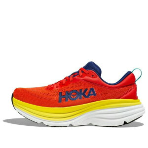 HOKA ONE ONE �z�J�I�l�I�l �����Y �X�j�[�J�[ �yHOKA ONE ONE Bondi 8 'Red Alert Flame' 1123202-RAFL�z �T�C�Y US_11.5(29.5cm)