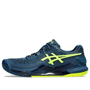 ASICS �A�V�b�N�X �����Y �X�j�[�J�[ �yASICS Gel-Resolution 9 'Mako Blue Safety Yellow' 1041A330-404�z �T�C�Y US_7.5(25.5cm)