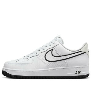 Nike �i�C�L �����Y �X�j�[�J�[ �G�A�t�H�[�X �yNike Air Force 1 '07 'Embroidered Swoosh - White Black' FJ4211-100�z �T�C�Y US_11.5(29.5cm)