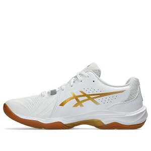 ASICS �A�V�b�N�X �����Y �X�j�[�J�[ �yASICS Court Control FF 4 Pickleball 2E Wide 'White Pure Gold' 1073A094-100�z �T�C�Y US_7.5(25.5cm)
