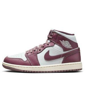 Air Jordan �W���[�_�� ���f�B�[�X �X�j�[�J�[ Pure Platinum/Sky J Mauve/Sail �y(WMNS) Air Jordan 1 Mid 'Sky J Mauve' BQ6472-050�z �T�C�Y US_9(26.0cm)