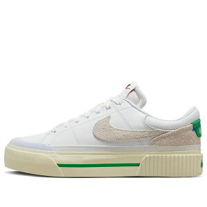 Nike �i�C�L ���f�B�[�X �X�j�[�J�[ White/Coconut Milk/Stadium Green/Summit White �y(WMNS) Nike Court Legacy Lift 'White Stadium Green' FJ5483-100�z �T�C�Y US_9(26.0cm)