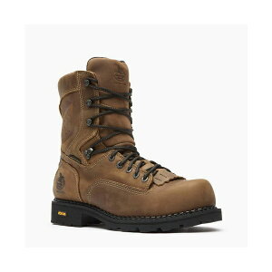 W[Wu[c Y u[c V[Y Men's Comfort Core Composite Toe Waterproof Logger Work Boot Crazy horse