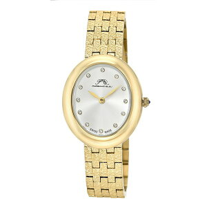 |Tu[ fB[X rv ANZT[ Women's Angelica Watch with Sunray Dial, Topaz Gemstones and Stainless Steel Bracelet 1343BANS Gold tone
