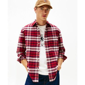 g~[ qtBK[ Y Vc gbvX Men's Flannel Tartan Regular Fit Shirt Regatta Red / Check
