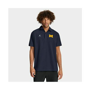 �W���[�_�� �����Y �V���c �g�b�v�X Men's Navy Michigan Wolverines 2025 Coaches Sideline Polo Navy