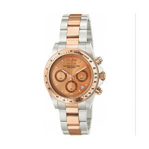 CrN^ Y rv ANZT[ Men's 6933 Speedway Quartz Chronograph Copper Dial Watch Gold