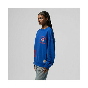 �~�b�`�F��&�l�X ���f�B�[�X �p�[�J�[�E�X�E�F�b�g�V���c �A�E�^�[ Women's Royal Atlanta Braves Cooperstown Collection Crewneck Sweatshirt Royal