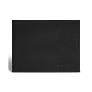 `vX Y z ANZT[ Men's Onyx Collection Leather Top Wing Wallet Black