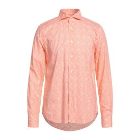 【送料無料】 フェデーリ メンズ シャツ トップス Shirts Salmon pink