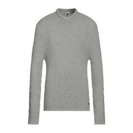 【送料無料】 バーク メンズ ニット&セーター アウター Sweaters Grey