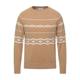 【送料無料】 ジャンパオロ メンズ ニット&セーター アウター Sweaters Camel