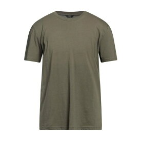 【送料無料】 エイチエスアイオー メンズ Tシャツ トップス T-shirts Military green