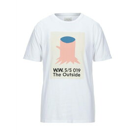 【送料無料】 ウッド ウッド メンズ Tシャツ トップス T-shirts White