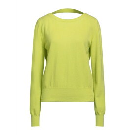 【送料無料】 セミクチュール レディース ニット&セーター アウター Sweaters Acid green