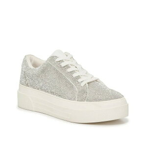 WFVJVv\ fB[X Xj[J[ V[Y Cherello Platform Sneaker - Women's Silver Metallic