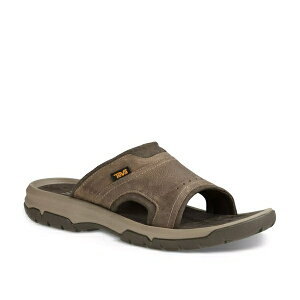 �e�o �����Y �T���_�� �V���[�Y Langdon Slide Sandal Brown/Taupe