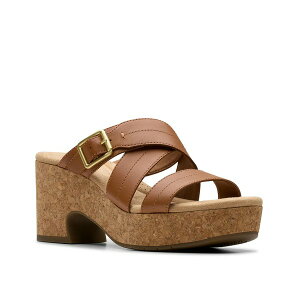 N[NX fB[X T_ V[Y Nerisa Holly Platform Sandal Cognac