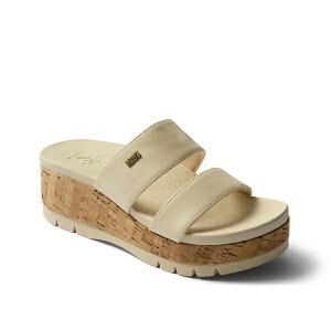 [t fB[X T_ V[Y Horizon Luca Wedge Sandal Off White