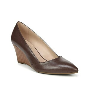 tRTg fB[X pvX V[Y Frankie Wedge Pump Cafe Brown Leather