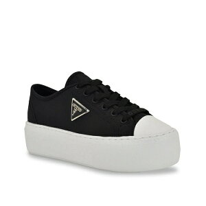 QX fB[X Xj[J[ V[Y Joezi Platform Sneaker Black