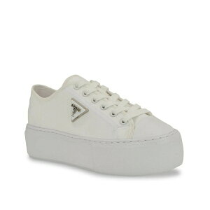 QX fB[X Xj[J[ V[Y Joezi Platform Sneaker White
