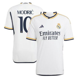アディダス メンズ ユニフォーム トップス Luka Modric Real Madrid adidas 2023/24 Home Authentic Jersey White