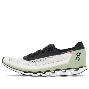On Running �I�� �����j���O ���f�B�[�X �X�j�[�J�[ �y(WMNS) On Running Cloudboom 'White Black Green' 37.99639�z �T�C�Y US_7.5(24.5cm)