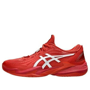 ASICS �A�V�b�N�X �����Y �X�j�[�J�[ �yASICS Court FF 3 Novak 'Rust White' 1041A361-964�z �T�C�Y US_12(30.0cm)