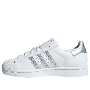 adidas アディダス レディース スニーカー 【(WMNS) adidas Superstar II 'White Metallic Silver' JR4505】 サイズ US_5(22.0cm)