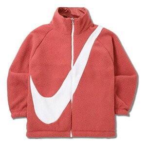 Nike iCL fB[X Xj[J[ y(WMNS) Nike logo lamb's wool reversible Stay Warm Stand Collar Jacket Red CZ4064-897z TCY US_W_XL