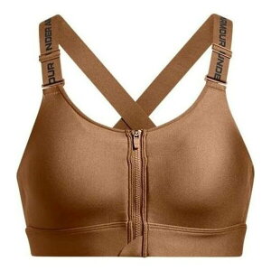 Under Armour A_[A[}[ fB[X Xj[J[ y(WMNS) Under Armour Infinity 2.0 High Zip Sports Bra 'Brown' 1384118-253z TCY US_W_XL