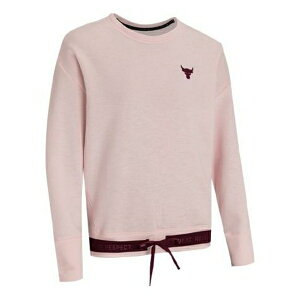 Under Armour A_[A[}[ fB[X Xj[J[ y(WMNS) Under Armour Charged Round-neck Sports Swea Pink 1357059-643z TCY US_W_XS