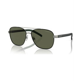 アーネット メンズ サングラス・アイウェア アクセサリー Men's Walvis Polarized Sunglasses, Polar AN3087 Gunmetal, Black